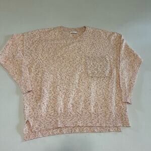 Staccato light pink speckled crew neck sweater S
